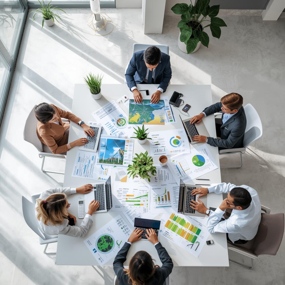 TatvaEdge sustainability consulting team collaborating with businesses